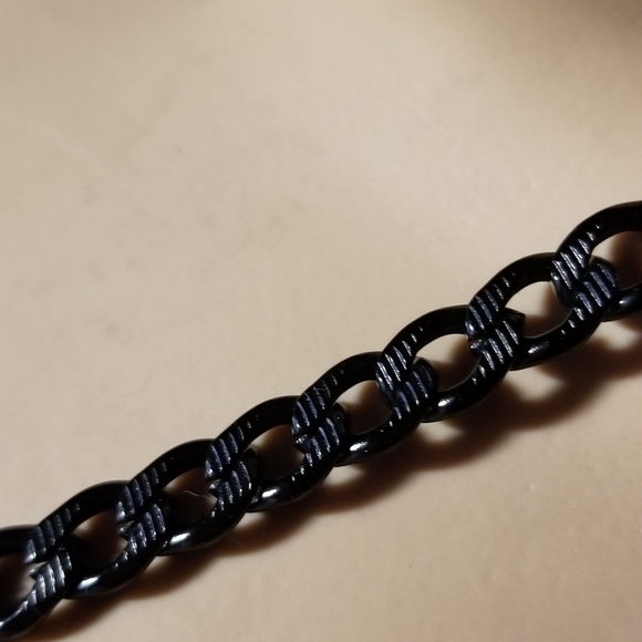 Anthony Jacob Black Stainless Steel Necklace - Picture 5 of 8